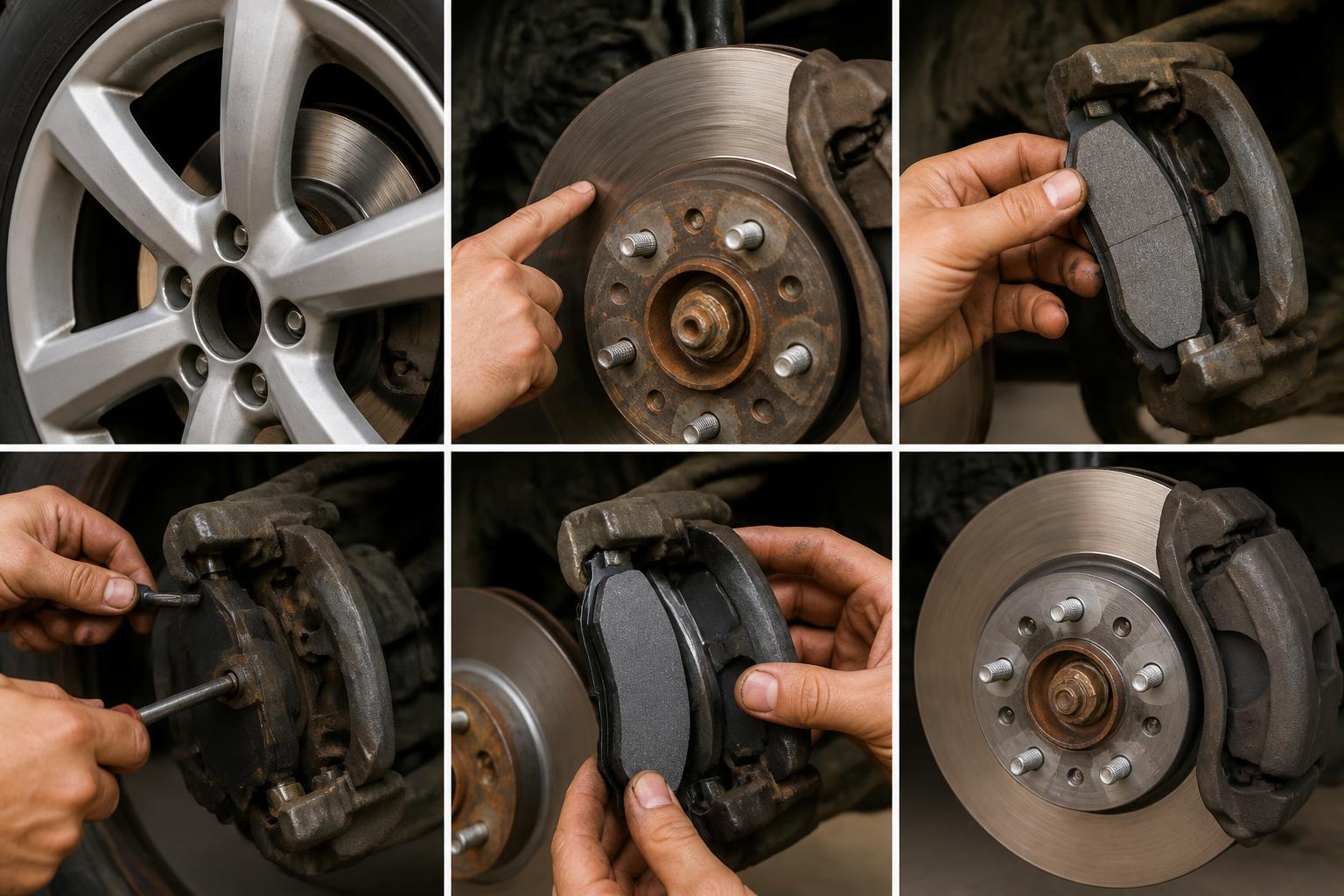 Illustration for: Step-by-Step: Diagnosing and Fixing Grinding Brakes