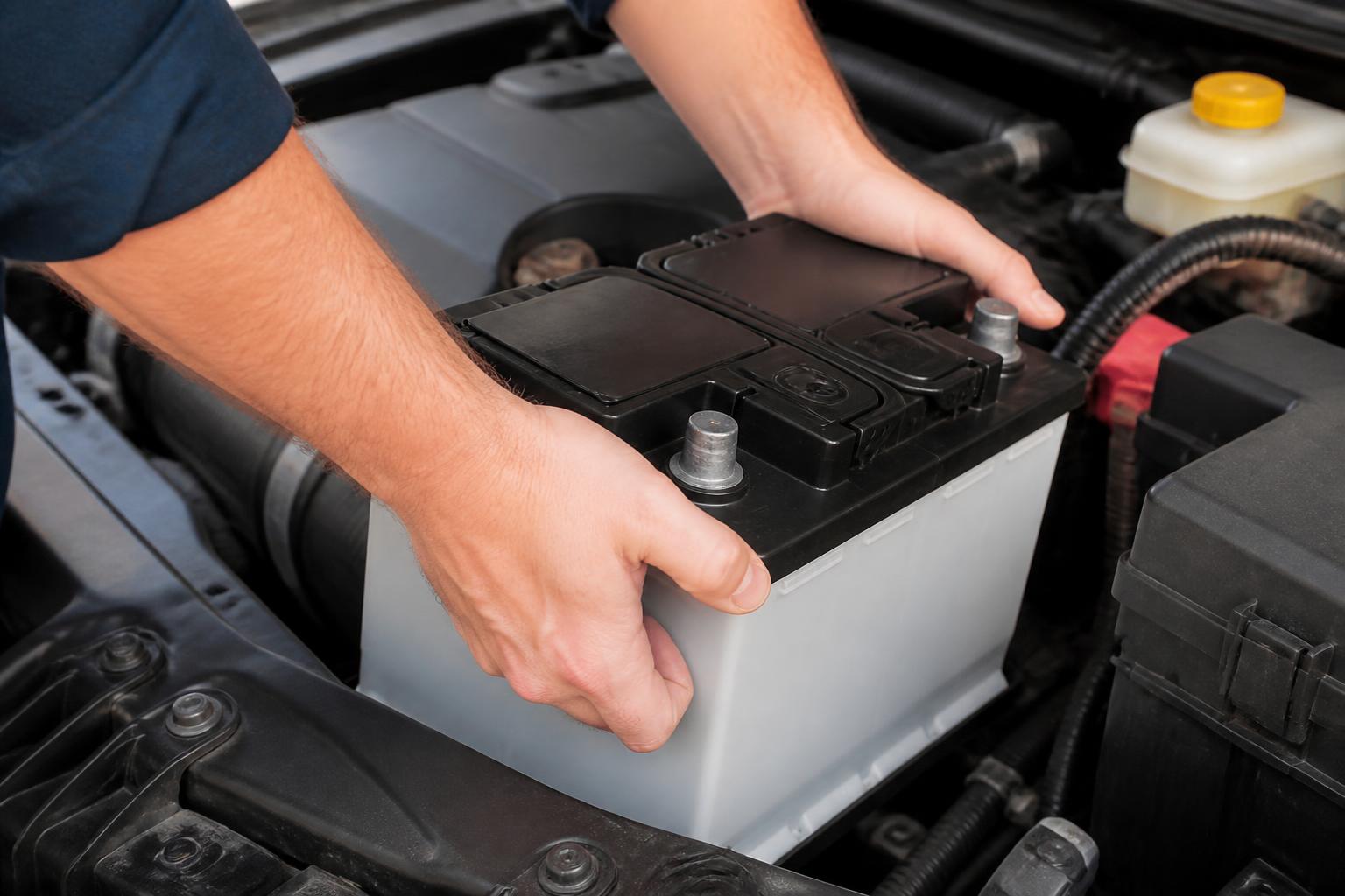 Illustration for: Car battery replacement cost