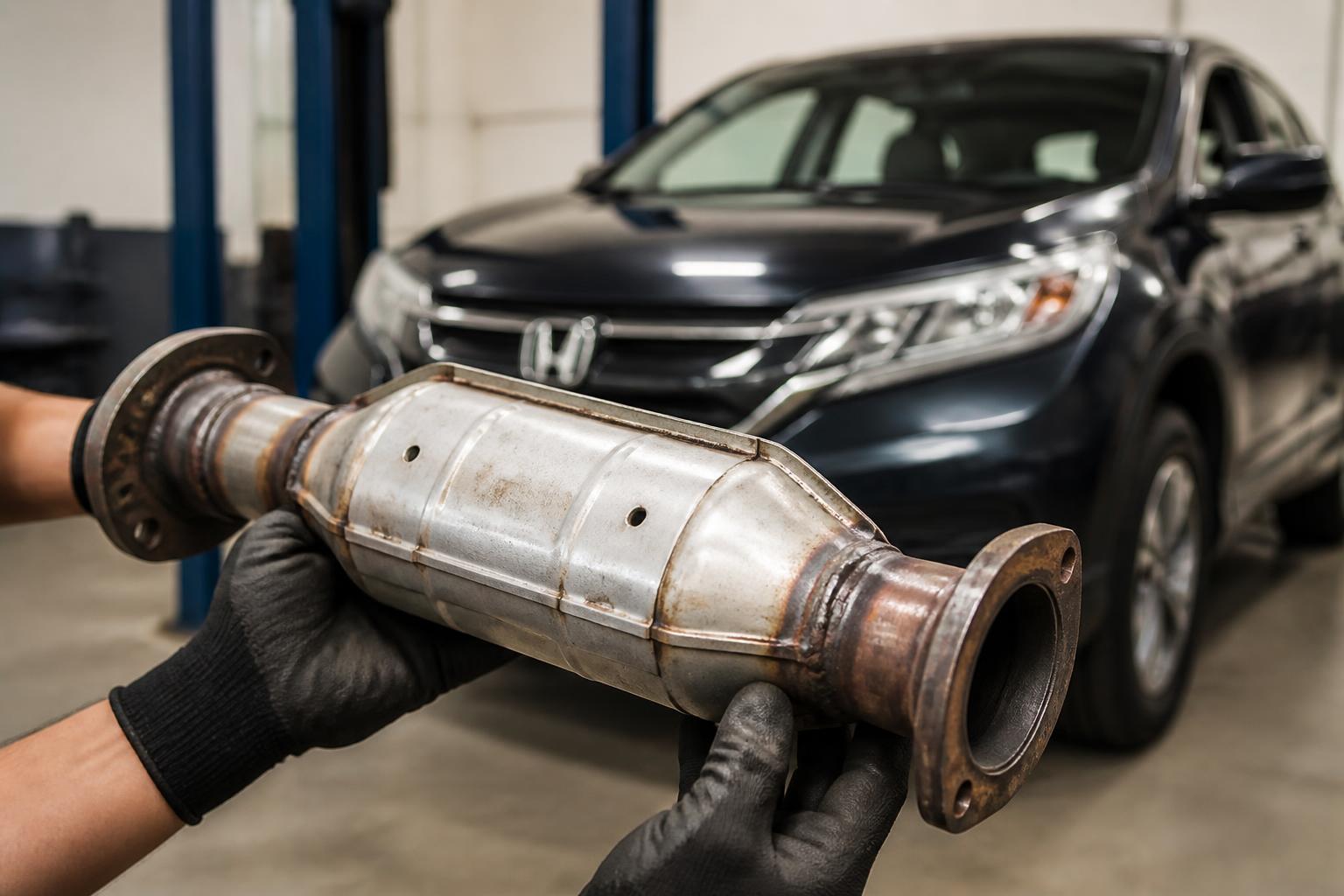 Illustration for: How Much Does a Catalytic Converter Cost for a 2016 Honda CR-V?