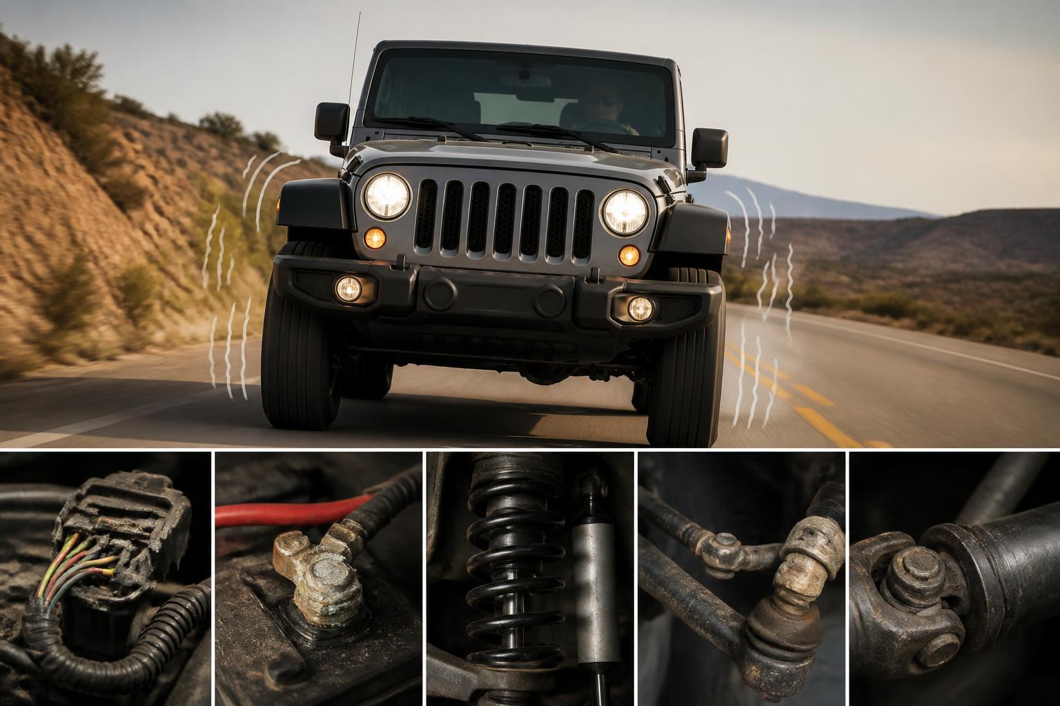 Illustration for: Jeep: Electrical Gremlins and the Death Wobble