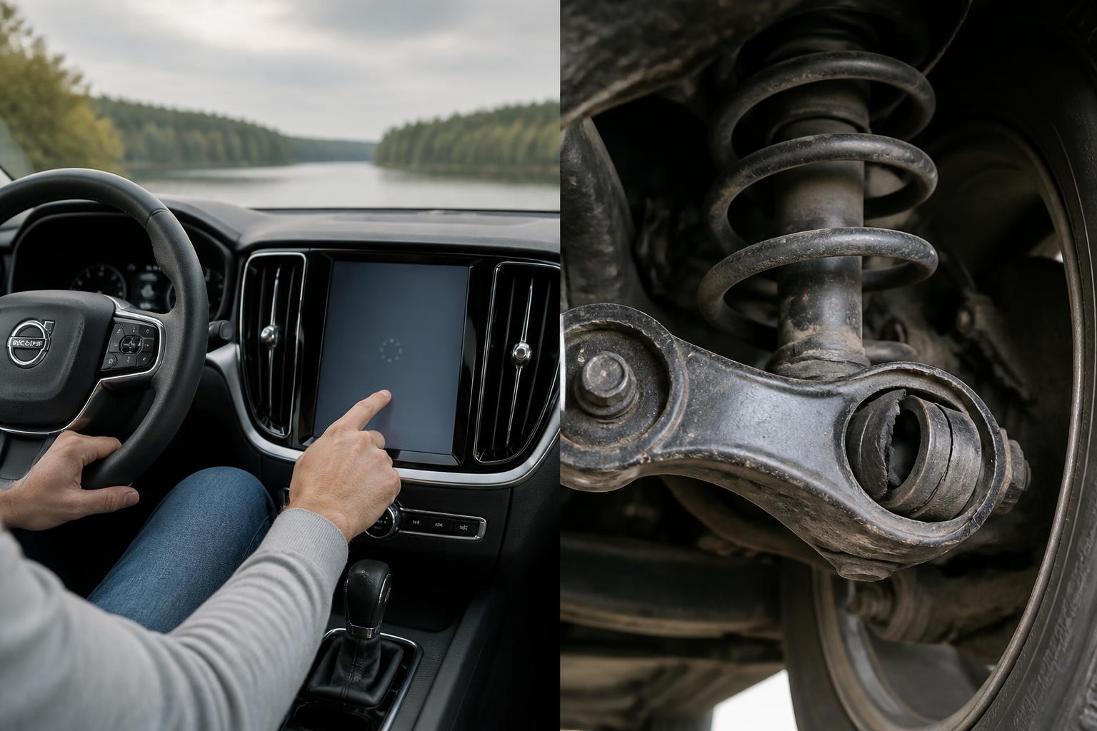 Illustration for: Volvo — Infotainment Lag and Suspension Wear