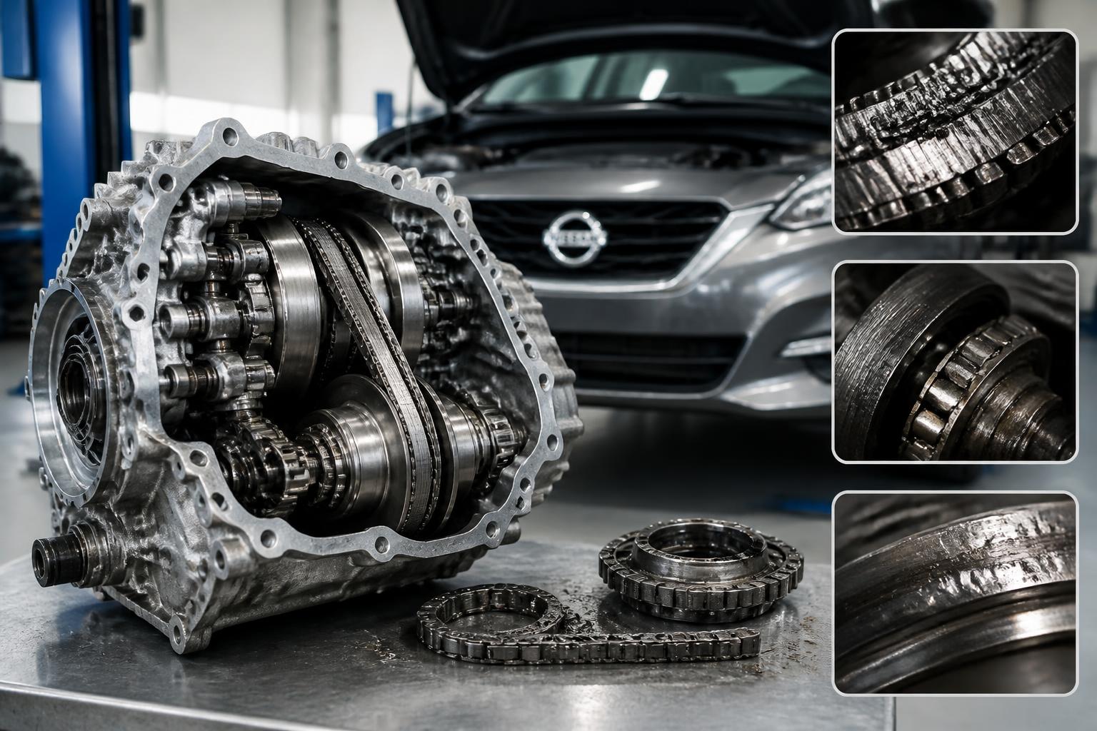 Illustration for: Nissan: CVT Failure (The Worst Offender)