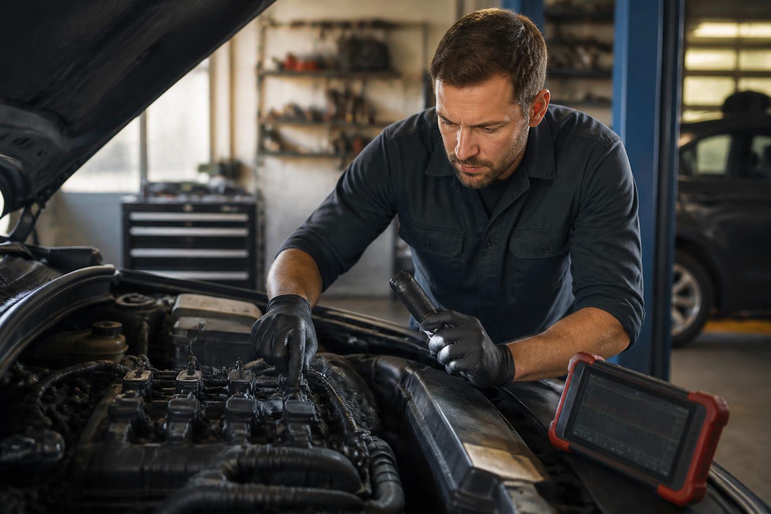 Featured image for article: Engine Misfire: Causes, Spark Plugs, and Ignition Coil Diagnosis
