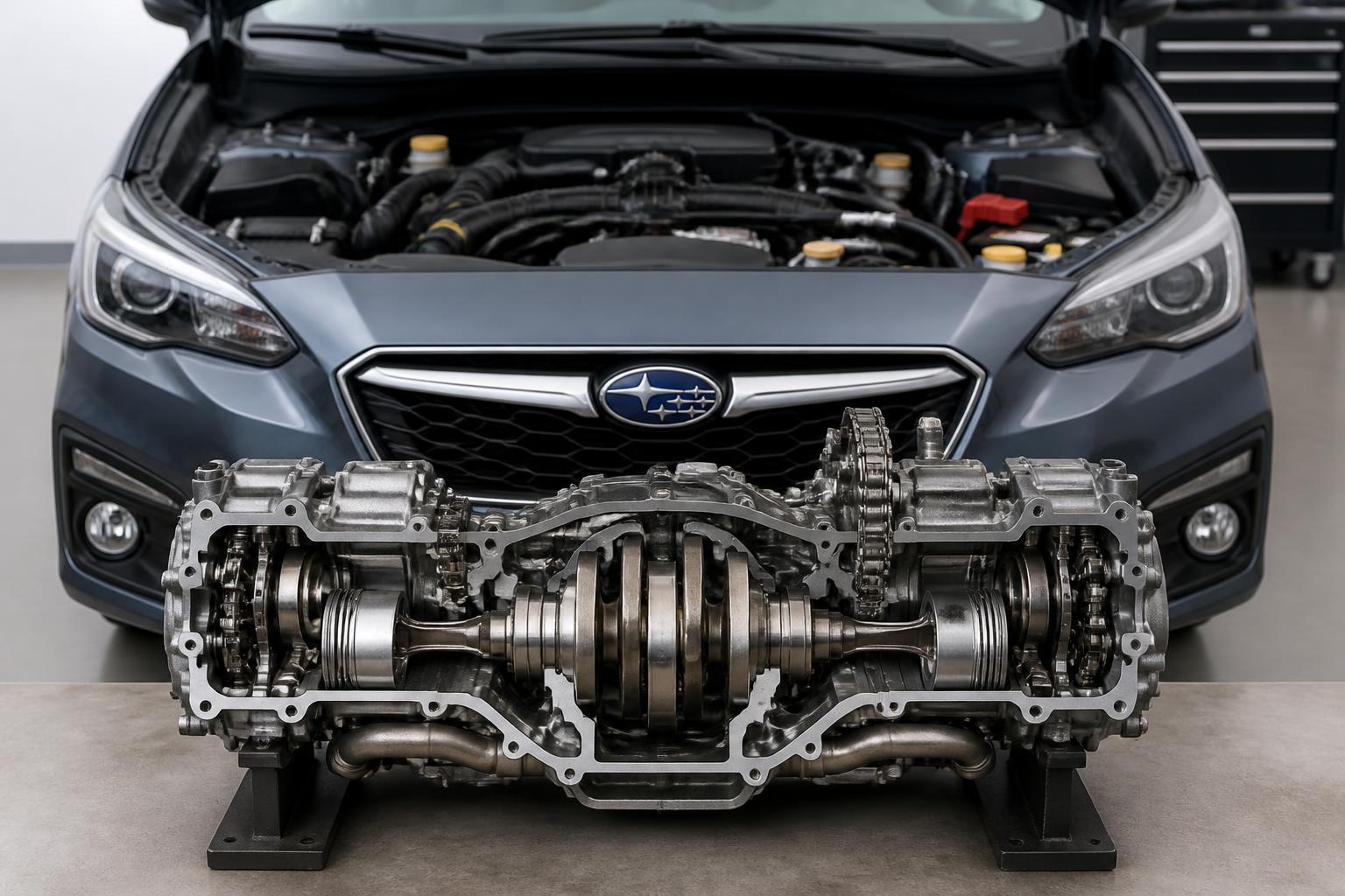 Illustration for: Subaru Boxer Engines
