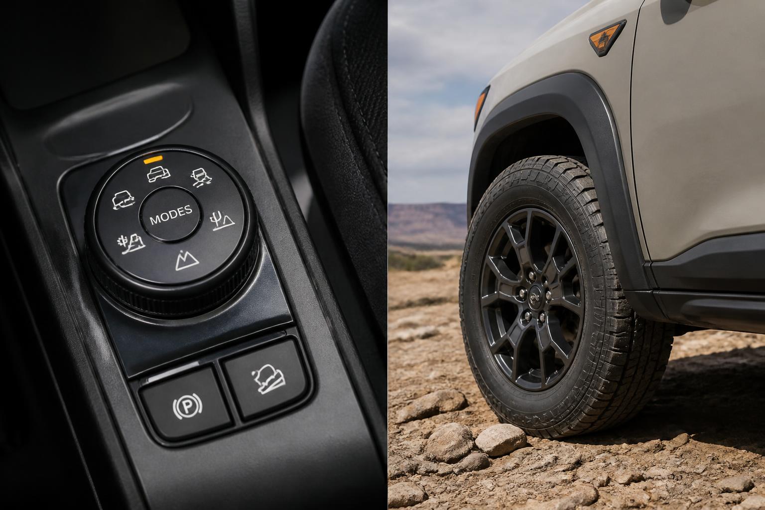 Illustration for: Off-Road Features and G.O.A.T. Modes