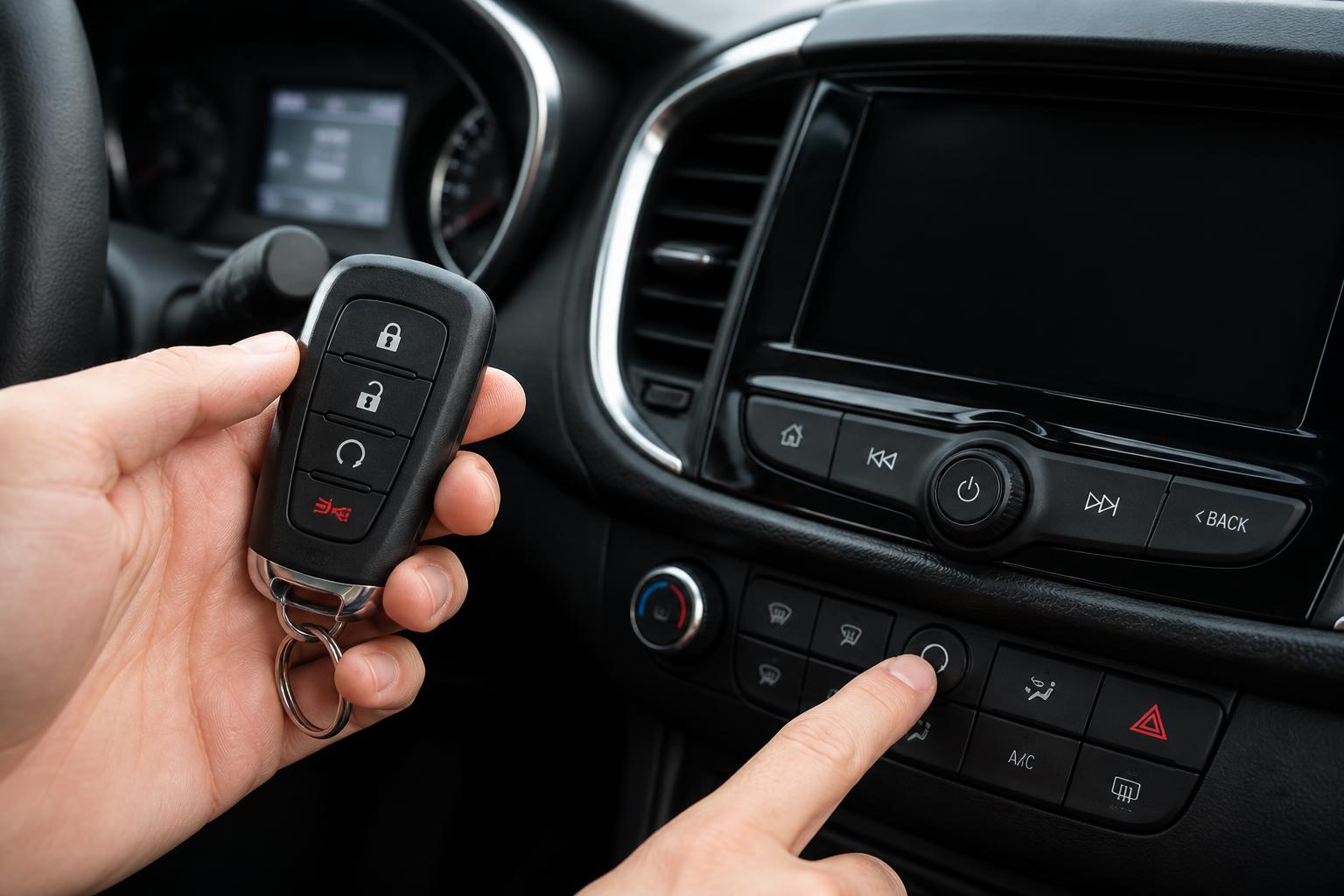 Illustration for: Key Fob and SYNC Setup
