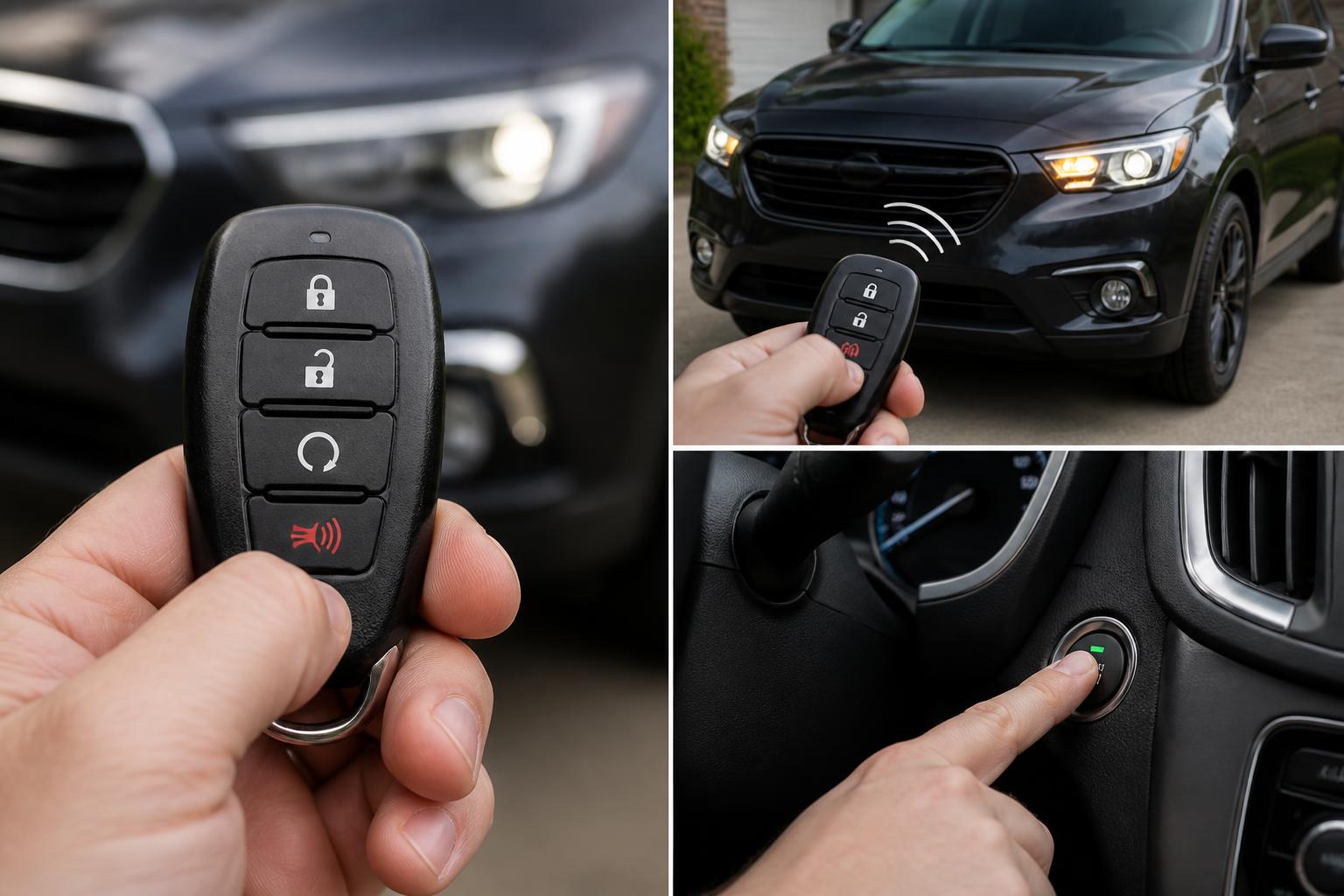 Illustration for: Key Fob, Remote Start, and Sync Setup