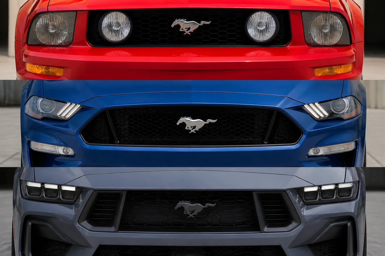 Illustration for: Mustang Generations Compared: S197, S550, and S650