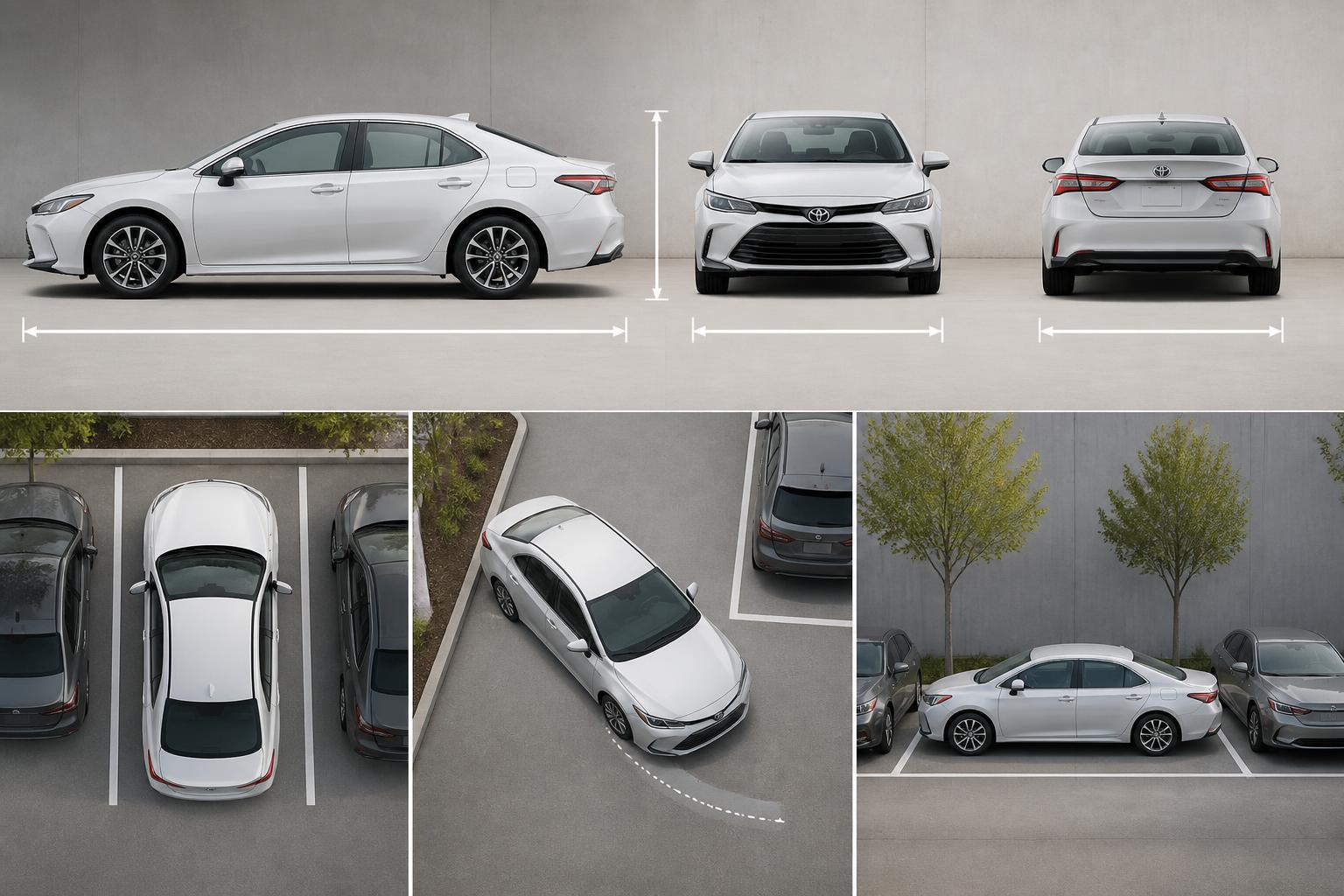 Illustration for: Overall Dimensions and Parking Fit