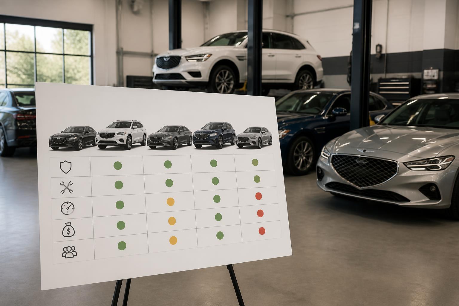 Illustration for: Reliability Data by Model: Which Genesis Models Hold Up Best