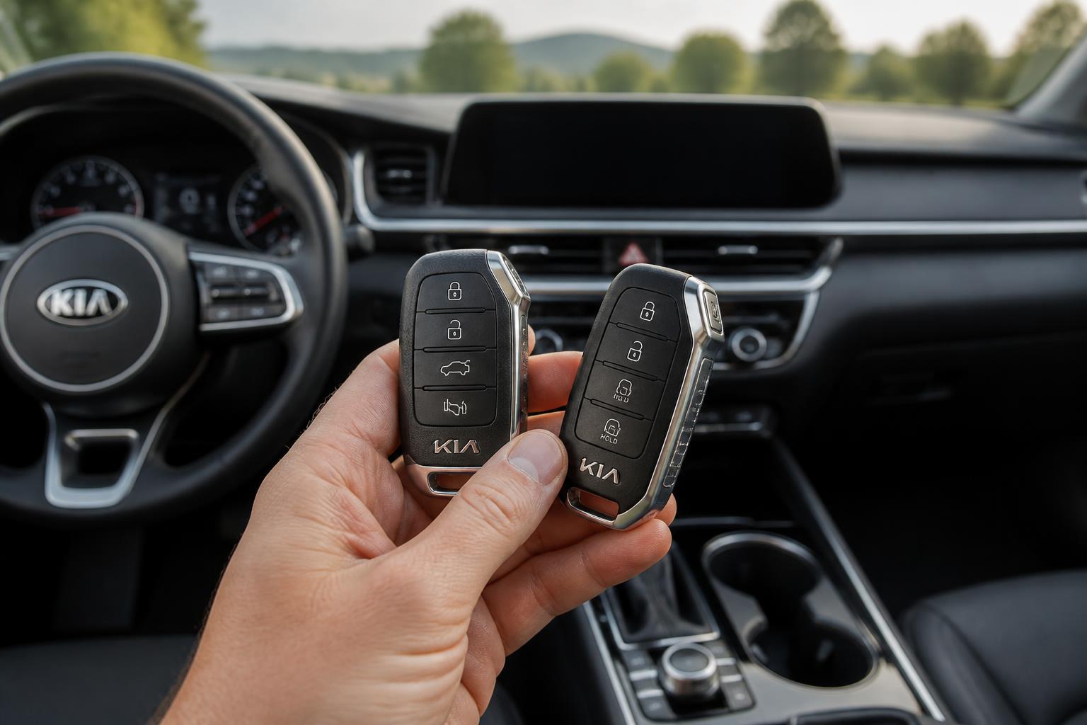 Illustration for: Understanding Your Kia Key Fob Types