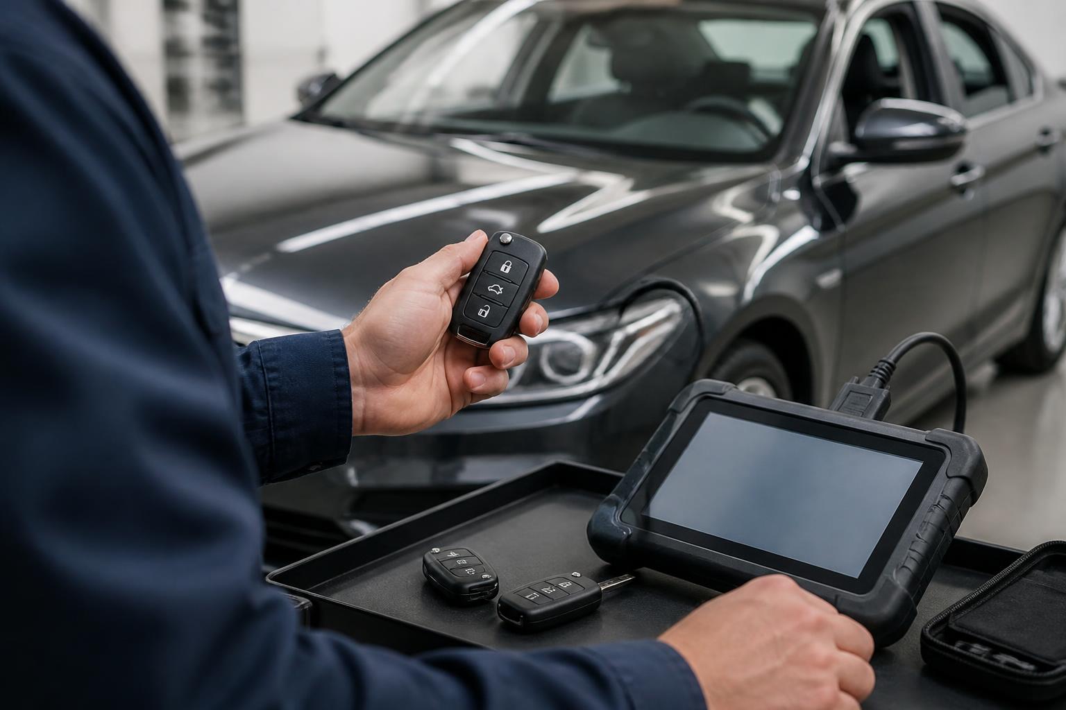 Illustration for: Preparing for Key Fob Programming