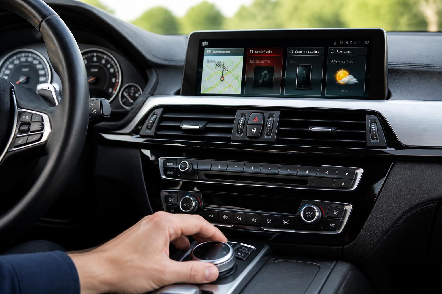 Illustration for: Using the BMW iDrive System
