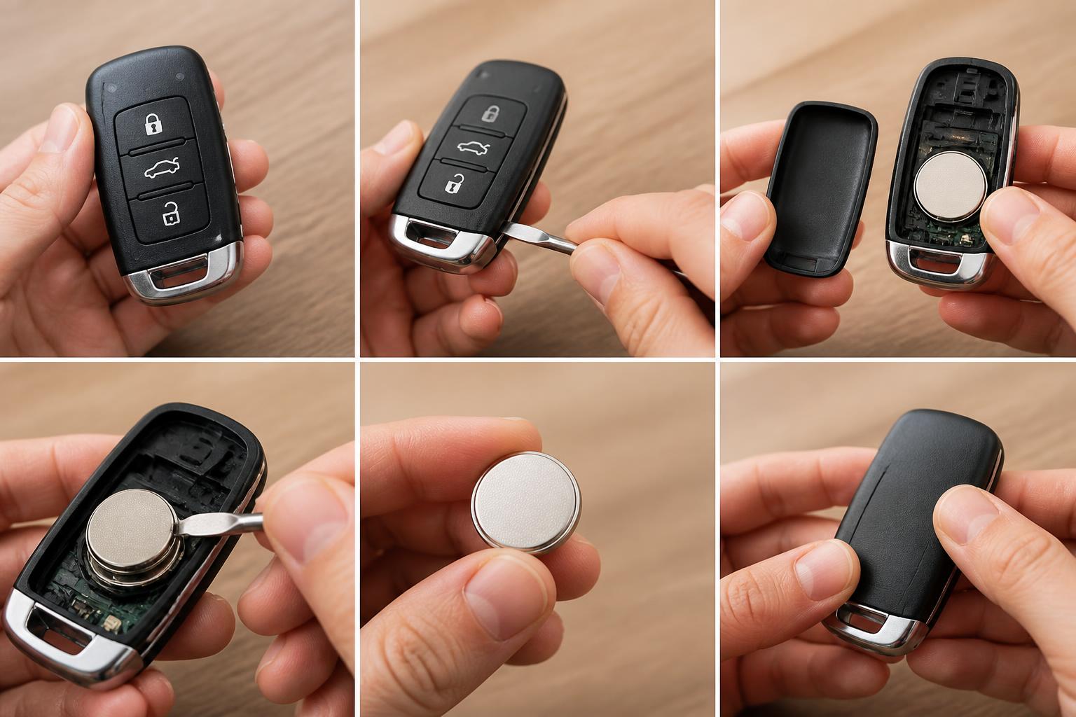 Illustration for: Key Fob Battery Replacement — Step by Step
