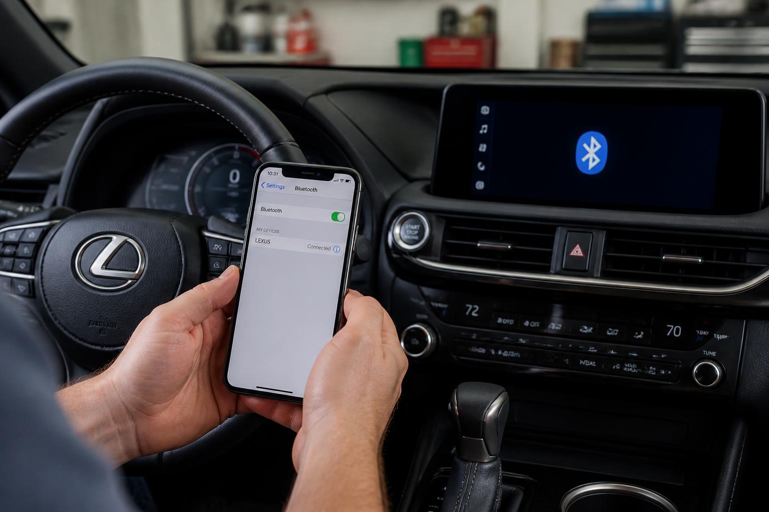 Illustration for: Step-by-Step iPhone to Lexus Pairing