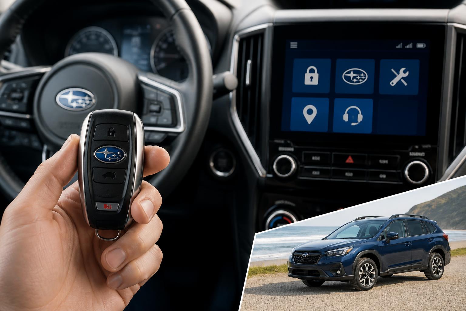 Illustration for: Subaru Starlink and Key Fob
