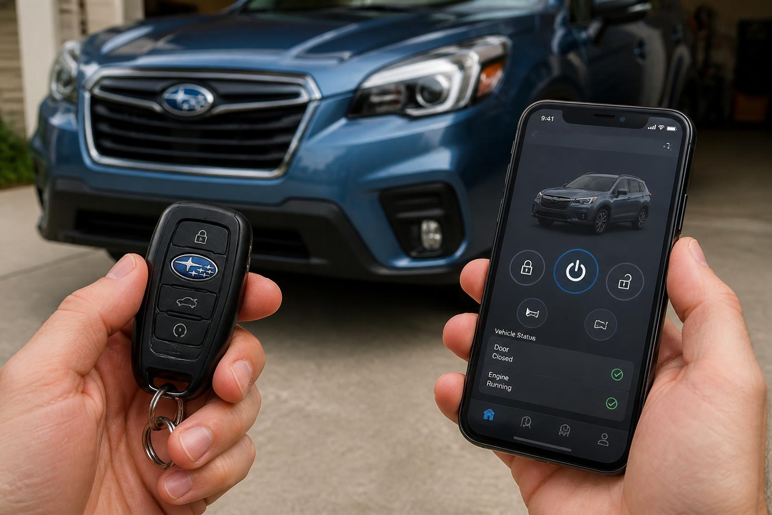 Illustration for: Remote Start via Fob and App