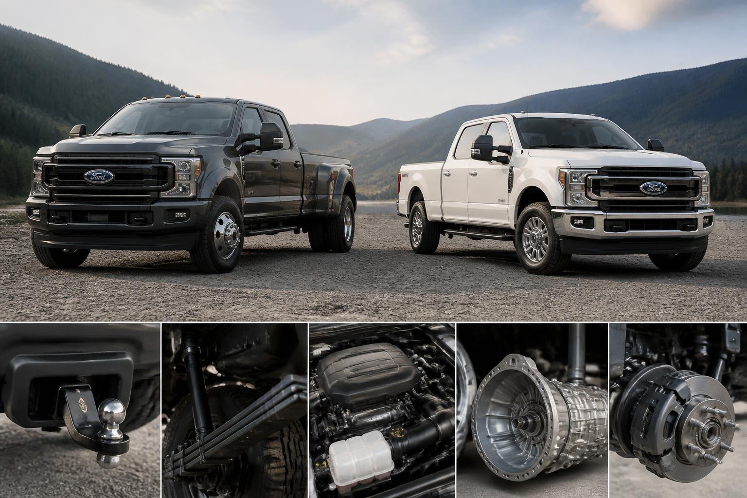 Illustration for: Comparison framework: What determines a truck’s towing capacity