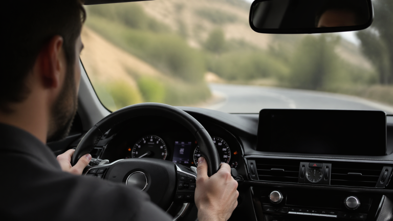 Close-up of a Lexus instrument cluster showing the illuminated Check VSC warning light and surrounding gauges