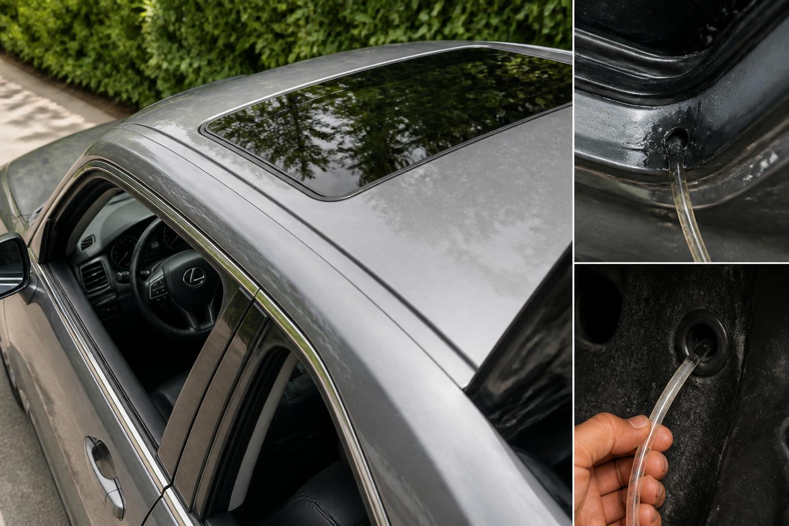 Illustration for: Understanding the Importance of Sunroof Drains
